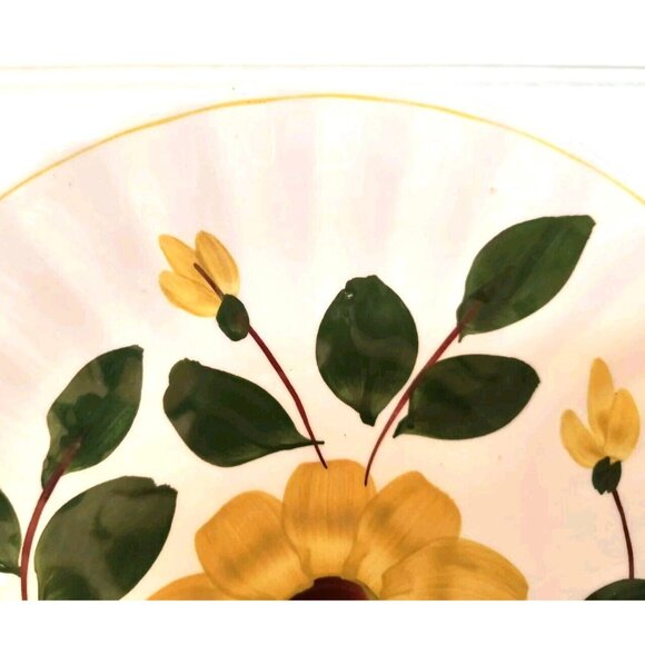 Blue Ridge Yellow Nocturne (Colonial) Dinner Plate, Southern Potteries, EUC - Picture 3 of 10